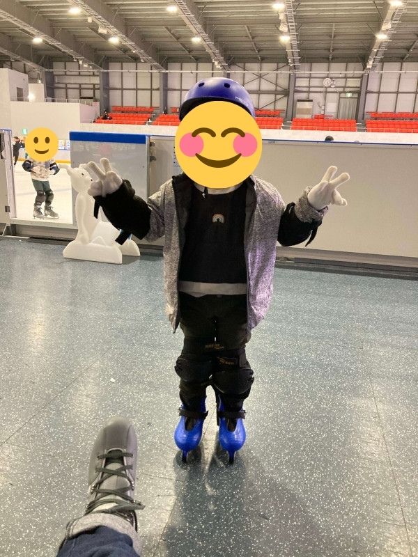 念願のアイススケート